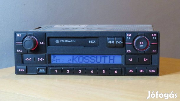 Vw Beta 5 gyári Golf Bora rádió autórádió fejegység
