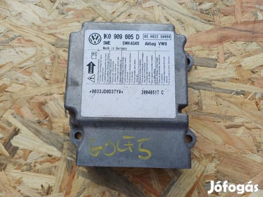 Vw Golf 5 (2005-2013) Légzsák Vezérlő Elektronika