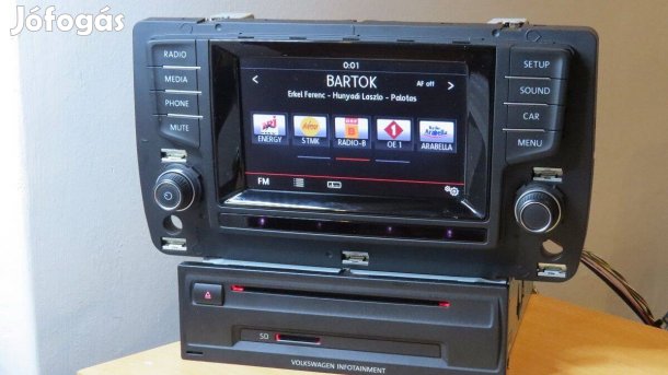 Vw Golf 7 Jetta MIB Std gyári kijelző fejegység