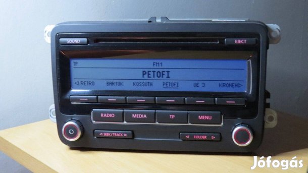 Vw Golf passat RCD 310 gyári mp3 cd rádió