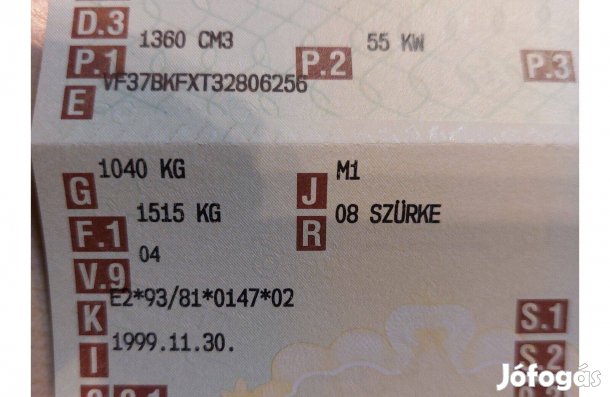 Vw Lupo 1.4 alkatrészei