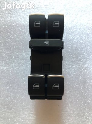 Vw Passat B6, Golf, Seat elektromos ablakemelő kapcsoló új fekete