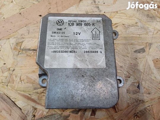 Vw Polo 9N (2001-2009)  Légzsák Vezérlő Elektronika