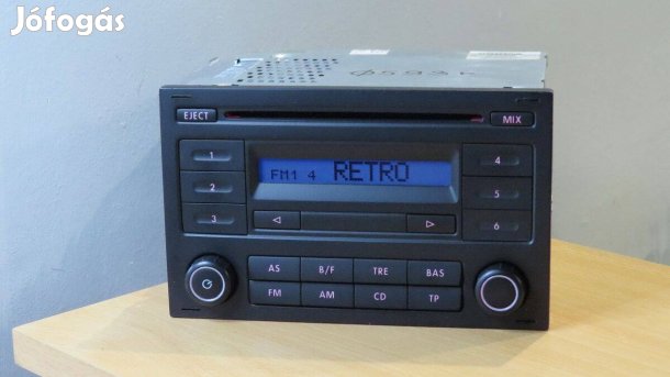 Vw RCD 200 gyári Polo cd rádió autorádió fejegység
