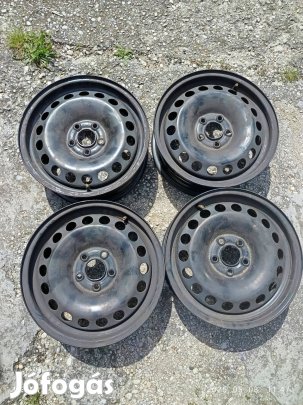 Vw polo 5X100 r15 5,5J ET40 4db lemezfelni eladó