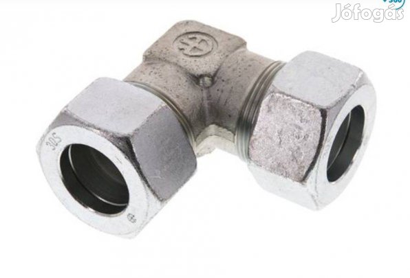 W30S hidraulika vágógyűrűs könyök csatlakozó - W30S elbow, DIN2353