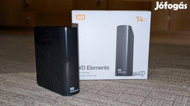 WD Elements 12TB-os külső merevlemez, 100/100