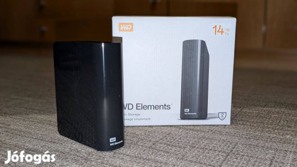 WD Elements 14TB-os merevlemez, 100/100
