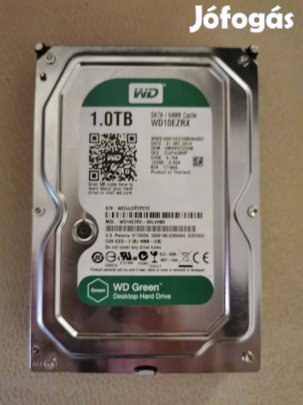 WD Green HDD 1 TB 100/100-as,garanciával,jó áron eladó!