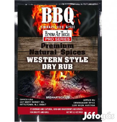 WESTERN Vadnyugati Típusú BBQ Rub fŰszerkeverék 100g (2906)