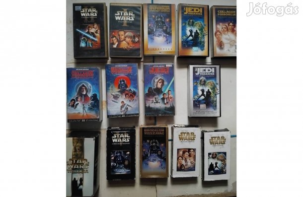 WHS Video Film Sztar Wars Kazetták
