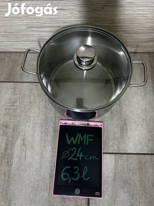 WMF rozsdamentes 24 cm-es indukciós fazék lábos edény