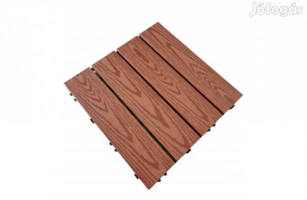WPC , terasz click burkolat, 30x30cm x 2 cm, országos kiszállítás. 10