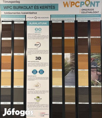 WPC kerítés, terasz, stég