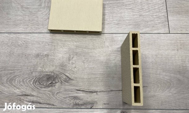 WPC kerítésléc, légkamrás, 140x22x5800mm