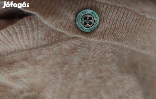 WRAP London 100 % kasmír női luxus pulcsi M