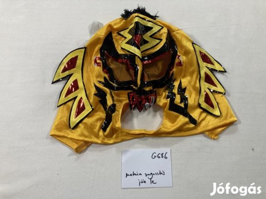 WWE maszk, pankrátor maszk, pankrátor jelmez maszk G686