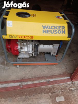 Wacker Áramfejlesztő új 220/380 V Honda aggregátor generátor