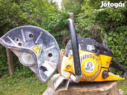 Wacker BTS 11-es,régi benzines betonvágó ,gyenge kompresszióval