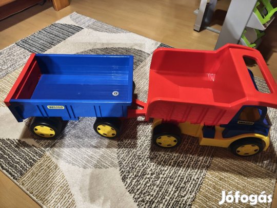 Wader óriás dömper + utánfutó