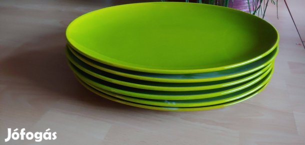 Waechterbach német zöld kerámia tálak 5 darab