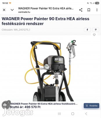 Wagner PP90 festékszoró