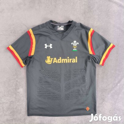 Wales 2015-16 Under Armour vendég rögbi mez M-es