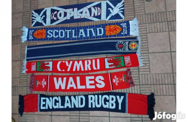 Wales sál skót foci sál angol szurkolói sál 6db