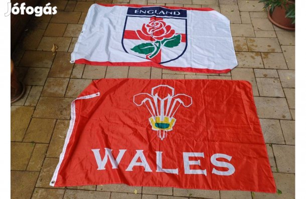 Wales zászló Angol zászló 2db