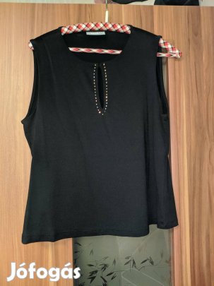 Wallis fekete ujjatlan felső