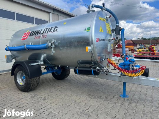 Walmet 5000 literes szippantó tartálykocsi Új + Videó