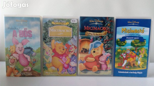 Walt Disney Micimackó Mese Pakk VHS Videokazetta