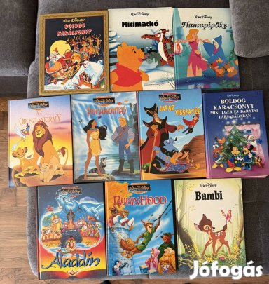 Walt Disney könyvek gyűjtői darab mese könyv 