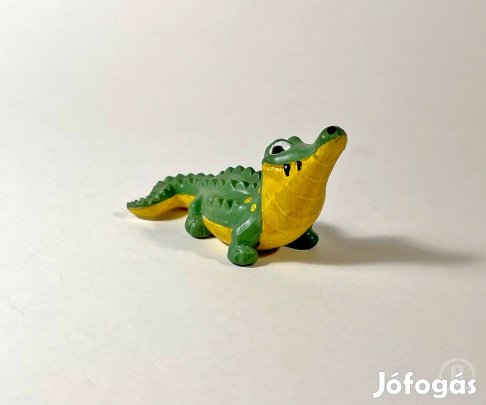 Walt Disney krokodil / régi műanyag játék - - - (Csak személyesen!)