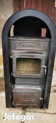 Wamsler Kamino 8 kW hátsó kémény csatlakozás 