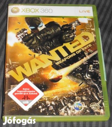 Wanted - Weapons of Fate németül Gyári Xbox 360 Játék akár féláron