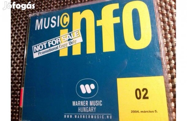 Warner Music Hungary: Music infó 02 válogatás CD eladó!