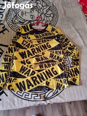 Warning feliratú felső xl 