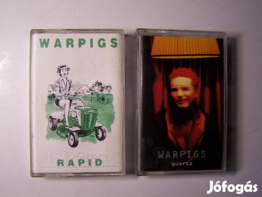 Warpigs audiokazetták: Rapid / Quartz (csak egyben, ár / 2 db)