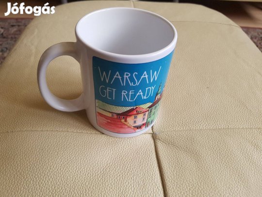 Warsaw Lengyelország Varsó bögre kerámia porcelán bögre