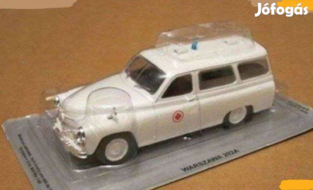 Warszawa 202A mentö "kultowe" DEA kisauto modell 1/43 Eladó
