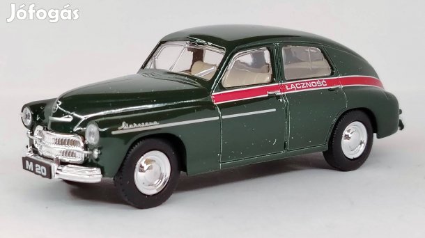 Warszawa M20 Poznani posta modellautó 1:43 új bontatlan eladó