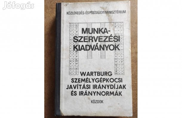 Wartburg 353 Műhely javítási és iránynormák