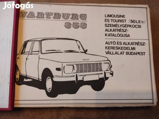 Wartburg 353 alkatrészkatalógus