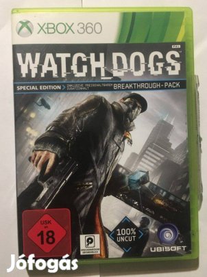 Watch Dogs Angolul (GTA Szerű) Gyári Xbox 360 Játék akár féláron