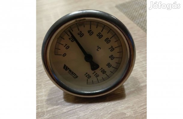 Watts bimetál hőmérő 63mm hátsós csatlakozású 0-120°C 1/2"