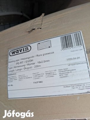 Wavin PE-RT padlófűtéscső 16x2 200m Fxcf1602