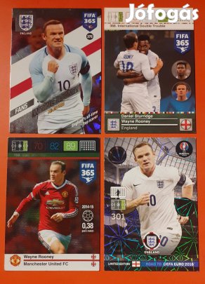 Wayne Rooney Panini focis kártyák
