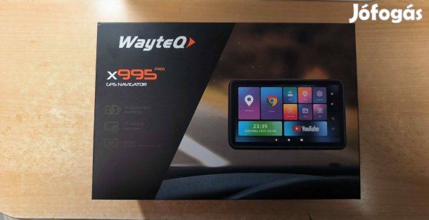 Wayteq X995 Pro 7" GPS Navigáció Új 2 év Garancia !