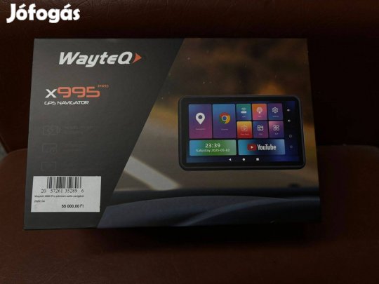 Wayteq X995 Pro prémium autós navigáció